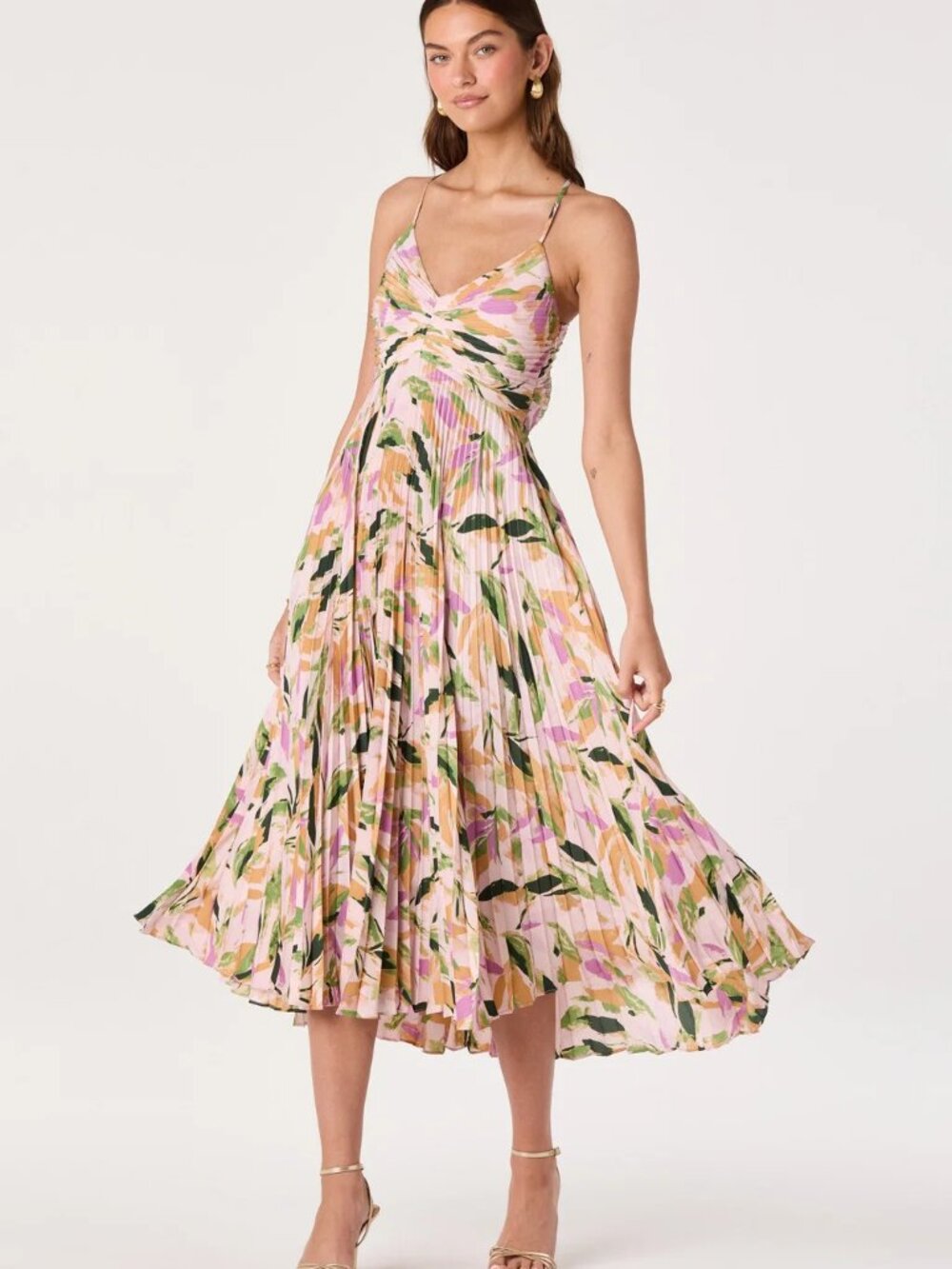 Blythe Midi Dress | Lilac Purple Floral
